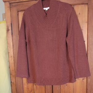 Peace Love World Cotton Tunic Sweater M New